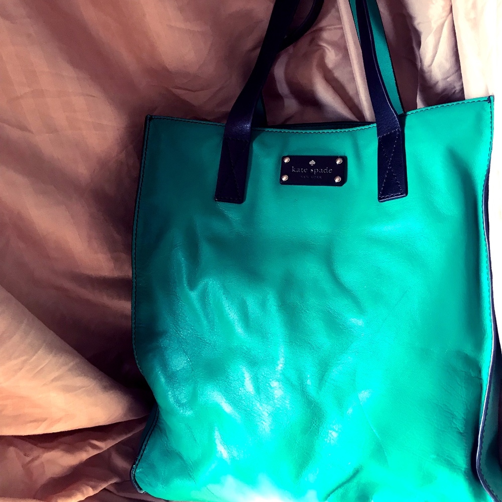 Green Kate Spade Large Tote/Shopper bag